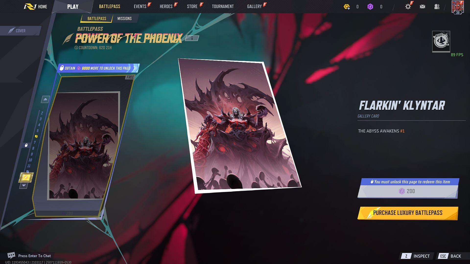 Battle Pass Page 6 (Image via SK Gaming || NetEase Games)